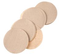 VALICLUD Paper Coffee Filters Remove Bitter Grounds and Not Easy to Leak Reusable 300pcs round Unbleached Natural Paper for Espresso Coffee Maker for Home and Kitchen Use