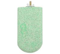 VALICLUD Parrot Chewing Molar Stone Platform Perch for Cage Birds, Green Grinding Stand for Cockatiel and Parakeet Beak Care, Sturdy Bird Cage Accessory for Tooth Maintenance