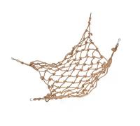 VALICLUD Parrot Hanging Net Large Pet Climbing Toy for Budgies Macaws Parakeets Cage Toy Jute Rope