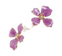 VALICLUD Pastel Flower Earrings Lightweight Floral Jewelry with Faux Pearl Elegant Boho Design for Women Mom Sister Lover Birthday Gift