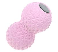 VALICLUD Peanut Massage Ball Double Lacrosse Self-Massage Tool for Neck Foot Back Muscle Relief Deep Tissue Fascia Roller for Trigger Point Therapy and Stress Release at Home Work Starlight