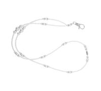VALICLUD Pearl Beaded Lanyard Id Badge Holder with Vertical Reel for Nurse Women, Key and Card Holder for Work and Cruise Use