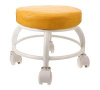 VALICLUD Pedicure Stool Mute Wheels Rolling Stool Seat for Home Office for Gardening and Foot Rest