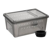 VALICLUD Pet Breeding Box Reptile Terrarium Creative Practical Design Plastic Manual Assembly Easy to Maintain and Clean for Breeding Reptiles and Small Crawling Insects Such as Spiders