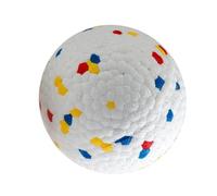 VALICLUD Pet Chewing Ball for Dogs, Tpu White Sturdy Elastic | Lightweight Chew Ball, Sturdy and Solid Build, Easy to Carry and Store, for Pet Play Anytime Anywhere