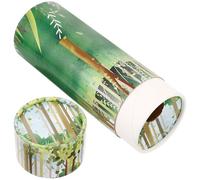 VALICLUD Pet Cremation Urn Pet Ashes Tube Paper Green with Strong Lid Spill-proof Memorial Gift for Cat