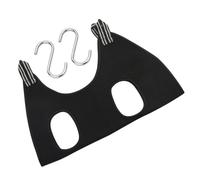 VALICLUD Pet Nail Trimming Hammock with Hooks for Small Dogs and Cats, Black Breathable Grooming Sling, Adjustable Pet Grooming Hammock for Comfortable Nail Care