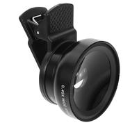 VALICLUD Phone Camera Lens Clip-On 37Mm Wide Angle 0.45X Macro Lens with UV Coating for Smartphones and Tablets Suitable for Landscape and Portrait Photography