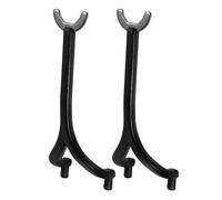 VALICLUD Phone Shaker Bracket Steps Counter Device Bracket Plastic and Iron Black Hands-free Rocking Base for Pedometers