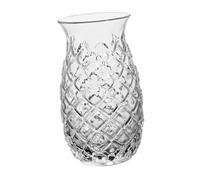 VALICLUD Pineapple Design Decorative Cocktail Glass Vintage Embossed Wine Cup Bar Beverage Glass Stable Base Smooth Rim Unique