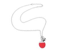 VALICLUD Pingpong Racket Pendant Necklace for Women Lightweight Table Tennis Paddle Jewelry Sports Charm Accessory for Daily Wear Fans