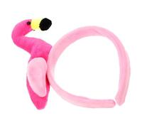 VALICLUD Pink Flamingo Headband for Hawaii Party with Cloth and Plastic Material, Eye Catching Design and Good Protection, for Masquerade and Tropical Beach Party Accessories
