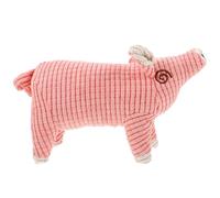 VALICLUD Pink Pig Shaped Pet Chew for Dogs and Puppies, Lightweight Plush Squeaky That Cleans Teeth, Sturdy Interactive Dog for Indoor Play Random Color