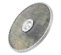 VALICLUD Pirate Shield Toy for Boys and Girls and Adults Plastic Roman Soldier Costume Prop Round Cosplay Shield for Knights and Vikings