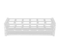 VALICLUD Place Acrylic Cuvette Stand Lab Tube Holder for Chemistry Biology Research High Capacity Educational Organizer for Spectroscopic Analysis and Sample Storage