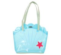 VALICLUD Plastic Beach Tote: Waterproof Beach Bag - Sandproof Tote Bag for Pool Travel Vacation Stadium Events - Travel Accessories Summer Essentials