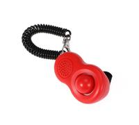 VALICLUD Plastic Dog Training Clickers Humane Design 4pcs with Wrist Strap and Elastic Ring for Correcting Bad Behaviour and Pet Training, for Cats and Dogs