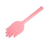 VALICLUD Plastic Health Massage Hammer Palm-Shaped Therapy Tool for Fatigue Relief and Circulation Elastic Massage Beat for HIPS Legs Neck Back Pink