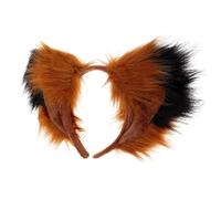 VALICLUD Plush Ears Headband Elastic Animal Ears Costume Hairband for Women Girls for Cosplay Halloween Parties and Unique Japanese Style Accessories