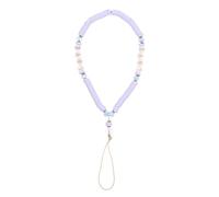 VALICLUD Polymer Clay and Crystal Phone Chain Lanyard, Ethnic Style Soft Clay Cellphone Hanging Rope with Key Ring, Chic Mobile Phone Strap for Women and