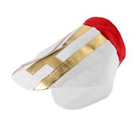 VALICLUD Pope Costume Hat for Authentic Liturgical Miter Headpiece Halloween Accessory Vibrant Religious Clergy Hat for Church Plays Biblical Role Play and Costume Parties