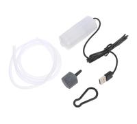 VALICLUD Portable Aquarium Air Pump USB Powered Small Fish Tank Aerator Pump with Mute Function Plastic Material for Raising Fish in Home Aquarium