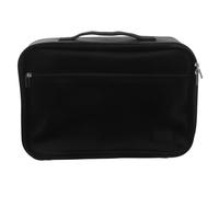 VALICLUD Portable Brooch Display Case with 12 Pages for Collectors, Nylon and Felt Material, Hard Outer Casing with Soft Inner Lining, Zipper and Handle, Suitable for Exhibitions and Travel