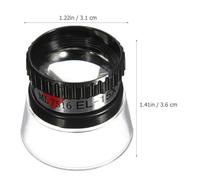 VALICLUD Portable Cylindrical Magnifying Glass Compact Desktop Paperweight Magnifier Tool for Reading Maps Jewelry Inspection and Fine Detail Viewing