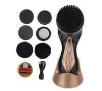 VALICLUD Portable Electric Shoe Kit Shoe Shiner Machine Shoe Polisher Brush Leather Care Cleaner