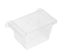 VALICLUD Portable Fish Breeding Box with Suction Cup Double Layer Fish Fry Incubator Tank Plastic Nylon Isolation Case for Aquarium