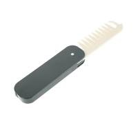 VALICLUD Portable Folding Hair Comb Dual Tooth Design with Fine and Wide Teeth Lightweight and Compact for Men and Women for Travel Reduces Static for Sleek Hair Management