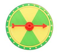 VALICLUD Portable Green Plastic Party Hanging Prize Wheel with Practical DIY Lottery Turntable, Simple and Creative Spin the Wheel Game Prop for Teaching Activities and Party Favors