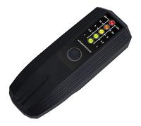 VALICLUD Portable Handheld Emf Electromagnetic Field with LED Indicator for Measuring Radiation Strength From Appliances and Towers Black Emf Tester for Home and Outdoor Use