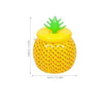 VALICLUD Portable Inflatable Pvc Ice Bucket, Pineapple-shaped Beer Cooler with Cold-resistant Material, Swim Beer Holder and Wine Cooler for Pool Parties and Outdoor Use
