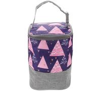 VALICLUD Portable Insulated Milk Bottle Cooler Bag with Oxford Cloth Material and Good Seal, Lightweight Handle Design for Outdoor Travel Use by New Parents