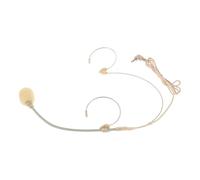VALICLUD Portable Lightweight Beige Headset Microphone for Teachers and Performers with Metal and Rubber Construction, for Outdoor and Church Services, Back to School Voice Amplifier