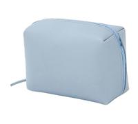 VALICLUD Portable Makeup Bag Travel Cosmetic Organizer Pouch for Women with Comfortable Handle Lightweight Skincare Storage for Lipstick Toiletries