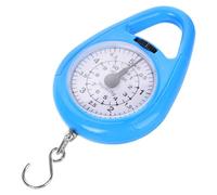 VALICLUD Portable Mechanical Spring Luggage Weight Scale with Hook Compact Hanging Scale for Travel and Fishing Accurate Mini Dial Weight Tool in Easy Operation and Precise Measurement