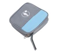 VALICLUD Portable Medicine Bag Outdoor Medicine Bag Compact Lightweight Oxford Cloth Multiple Compartments Protection Travel Emergency Use 6.48x5.31x0.79in