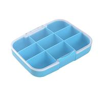 VALICLUD Portable Multi Medicine Organizer Case for Weekly Use Large Capacity Pill Holder Individual Compartments and Design for Travel and Daily Medication Storage