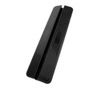 VALICLUD Portable Non Slip Plastic Doorway Ramp with Trip Slope Guide Multi Purpose Safety Kick Plate for Gates Pet Fences Wheelchair Access Easy Tool Installation Black