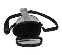 VALICLUD Portable Oxford Cloth Hamster Carrier Bag, Breathable Small Pet Outdoor Shoulder Tote for Guinea Pig, Rat, Hedgehog with Adjustable Strap - Grey