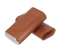 VALICLUD Portable PU Leather Cigar Case Travel Carry Holder Lightweight Pocket Storage for Men Mini Humidor Box with Smooth Touch Finish
