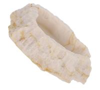 VALICLUD Portable Resin Simulation Rock Feeding Bowl Multifunctional Design for Corn Snakes Reptiles Home Use Terrarium Water Food Dish