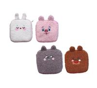 VALICLUD Portable Sanitary Towel Bag 4pcs Tampon Pouch with Front Zip Closure for Women Outdoor Sanitary Napkin Storage and Coin Purse Travel Organiser