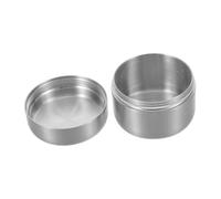 VALICLUD Portable Stainless Steel Medicine Box Compact Round Sealed Metal Pill Organizer Pocket-Sized Storage Container for Travel and Everyday Use