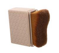 VALICLUD Portable Wave Design Makeup Brush with Cover Versatile Self Tanning Applicator for Foundation Blush Travel Friendly Beauty Tool for Effortless Application