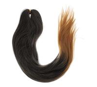 VALICLUD Pre-stretched Braiding Hair Extension Synthetic Crochet Braids for Women Comfortable Natural Light Brown Color for Parties Cosplay and Everyday Wear