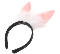 VALICLUD Premium Pink Bunny Ears Headband Soft Plush Rabbit Ear Design Party Hair Accessory for Easter Pajama Bridal Shower and Christmas Skin-friendly Material