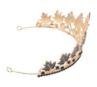 VALICLUD Princess Crown Hair Band Maple Leaf Queen Goddess Headpiece for Women Birthday Carnival Party Headdress